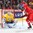 MONTREAL, CANADA - DECEMBER 31: The Czech Republic forward looks for a scoring chance against Sweden's Filip Gustavsson #30 during preliminary round action at the 2017 IIHF World Junior Championship. (Photo by Francois Laplante/HHOF-IIHF Images)


